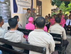 Kapolsek Bayan Pimpin Penandatanganan Pakta Integritas Pencegahan Penyalahgunaan Narkoba dan Pelanggaran Disiplin
