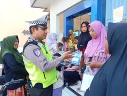 Edukasi dan Pendekatan Humanis, Melalui “Program Satlantas Menyapa” Satlantas Polres Bima Kabupaten Imbau Warga Tertib Berlalulintas