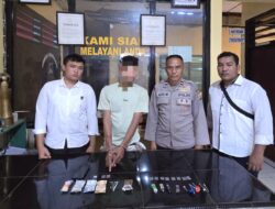 Sempat Kabur Hendak Diamankan, Terduga Pelaku Pengedar Narkoba Jenis Shabu Asal Desa Tumpu Diringkus Polsek Bolo