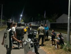 Memastikan Kondusifitas Wilayah dan Imbu Warga Jaga Kamtibmas Polsek Woha Optimalkan Patroli KRYD Malam Hari