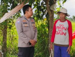 Dukung Ketahanan Pangan, Bhabinkamtibmas Labuapi Edukasi Warga