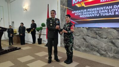 Dedikasi Babinsa Karang Bayan Diapresiasi dalam Peringatan HUT Polri Ke-80