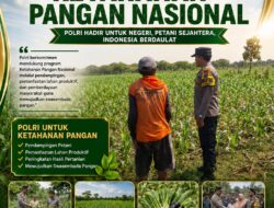 BHABINKAMTIBMAS PANTAU PERTUMBUHAN TANAMAN JAGUNG WARGA DI DESA BINAAN