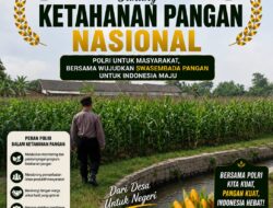 Polri Dukung Astacita, Polsek Semanding Polresta Tuban Turun Cek Tanaman jagung milik Warga di Desa Boto