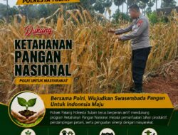 Dukung Astacita, Polsek Palang Polresta Tuban Pantau Langsung Lahan Jagung milik warga Desa Wangun