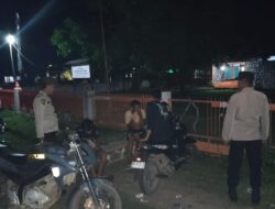 Patroli Dialogis Polsek Sanggar Cegah Potensi Kriminalitas dan Imbau Warga Jaga Kondusifitas Kamtibmas
