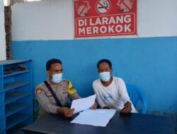 Sambangi SPPG Tambe Bolo I, Bhabinkamtibmas Polsek Bolo Sampaikan Pesan Kamtibmas