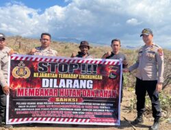 Tingkatkan Kesadaran Masyarakat Akan Dampak Negatif Karhutla,Polsek Soromandi Dor to dor Laksanakan Sosialisasi Pencegahan