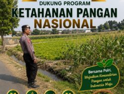 Polri Dukung Astacita, Polsek Semanding Polresta Tuban Turun Cek Tanaman jagung milik Warga di Kelurahan karang
