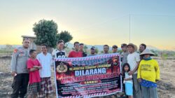 Pastikan Wilayah Hukumnya Bebas Hotspot, Polsek Soromandi Gencarkan Patroli dan Sosialisasi Larangan Karhutla
