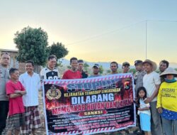 Pastikan Wilayah Hukumnya Bebas Hotspot, Polsek Soromandi Gencarkan Patroli dan Sosialisasi Larangan Karhutla