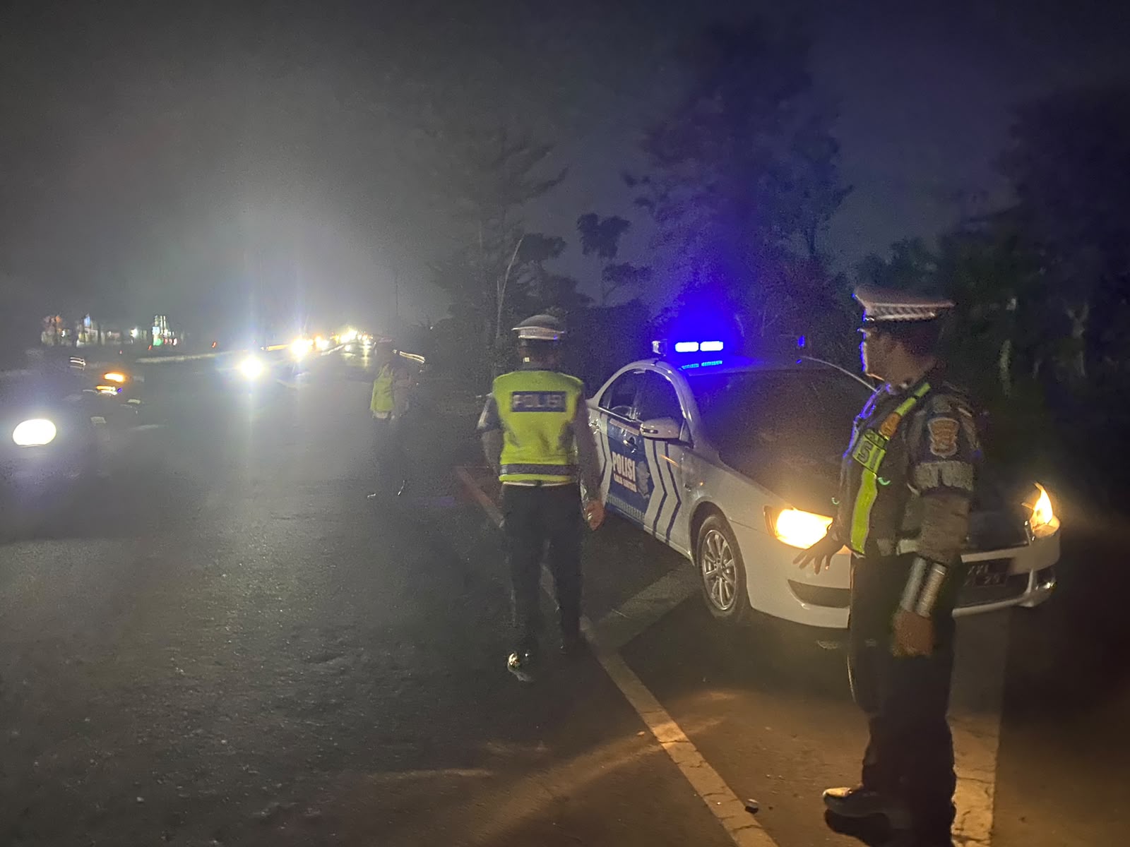 Tekan Angka Pelanggaran, Satlantas Polres Lombok Barat Siagakan Personel di Jalur Bypass BIL 2